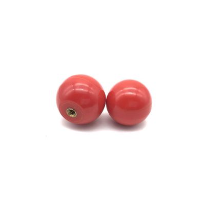 紅色手柄球帶銅嵌入件